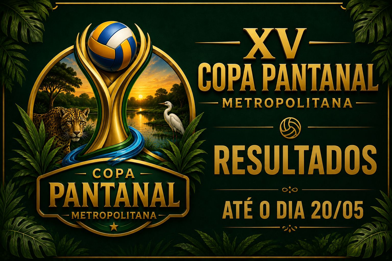 Resultados da XV Copa Pantanal - Fase Metropolitana 2026