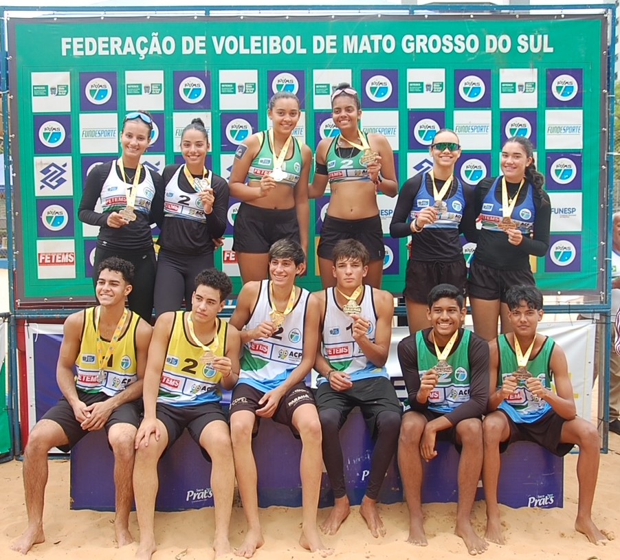 DEFINIDOS OS CAMPEÕES SUB 19 DE VÔLEI DE PRAIA